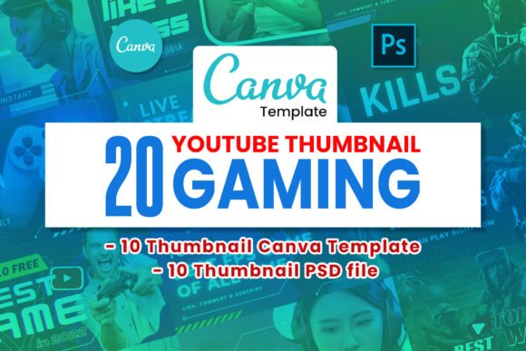 YouTube Gaming Thumbnail Kit