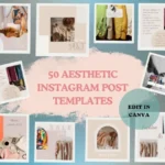 50 Aesthetic Instagram Post Templates