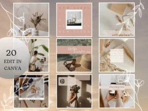 Aesthetic Brand Instagram Post Templates