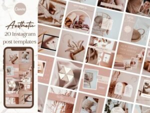 Aesthetic-Brand-Instagram-post-templates-Graphics-29513651-1-1-580x435 Aesthetic Brand Instagram Post Templates