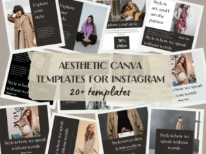 Aesthetic Canva Templates for Instagram