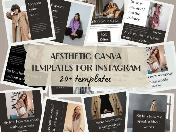 Aesthetic Canva Templates for Instagram