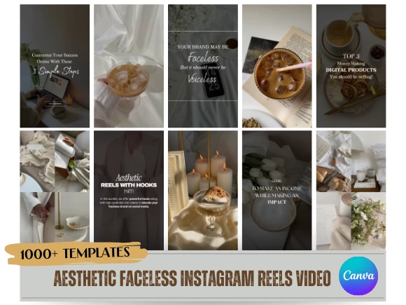 Aesthetic Faceless Instagram Reels Video