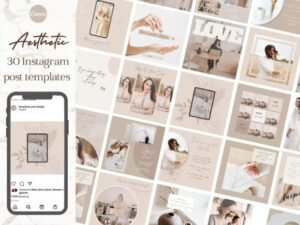 Aesthetic-Instagram-Brand-Post-Templates-Graphics-30172517-1-1-580x435 Aesthetic Instagram Brand Post Templates