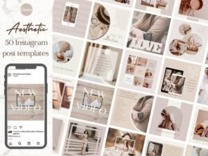 Aesthetic-Instagram-Post-Templates-Pack-Graphics-29712553-1-1-580x435 Aesthetic Instagram Post Templates Pack