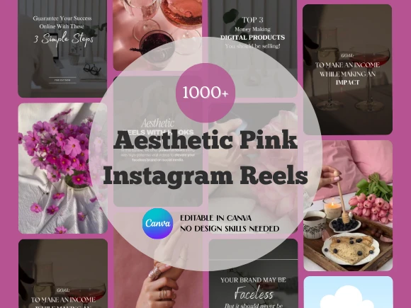 Aesthetic Pink Instagram Reels