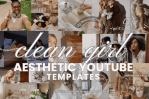 Aesthetic YouTube Thumbnail Template