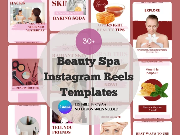 Beauty Spa Instagram Reels Templates