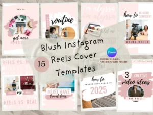 Blush Instagram Reels Cover Templates