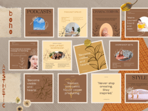 Botanical Boho Aesthetic Instagram Kit Botanical Boho Aesthetic Instagram Kit