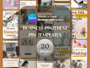 Business Pinterest Pin Templates