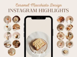 Caramel Macchiato Instagram Highlight Covers