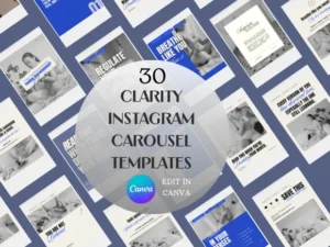 Clarity Instagram Carousel Templates