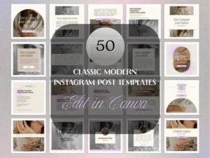 Classic Modern Instagram Post Templates