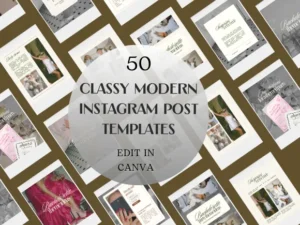 Classy Modern Instagram Post Templates
