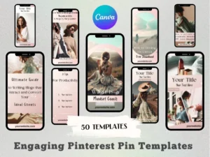 Engaging Pinterest Pin Templates