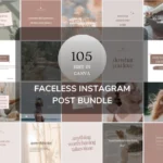 Faceless Instagram Post Bundle