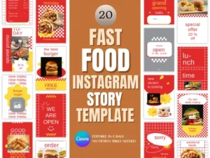 Fast Food Instagram Story Template
