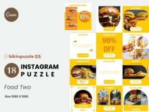 Food-Two-Instagram-Puzzle-Canva-Template-Graphics-92024991-1-1-580x435 Food Two Instagram Puzzle Canva Template