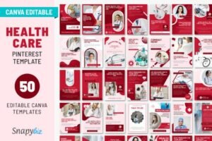Healthcare Pinterest Template