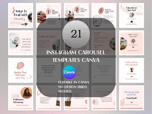Instagram Carousel Templates Canva