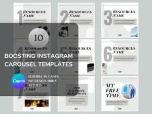 Instagram Seamless Boosting Carousel Templates