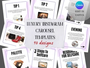 Luxury Instagram Carousel Templates