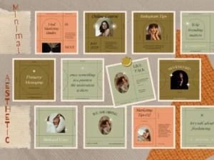 Minimal Line Aesthetic Instagram Kit