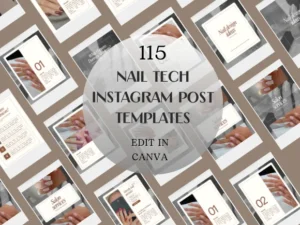 Nail Tech Instagram Post Templates