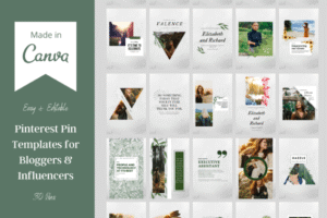 Nature Pinterest Pin Template for Canva