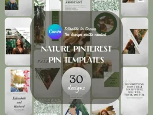 Nature Pinterest Pin Templates