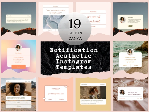 Notification Aesthetic Instagram Templates