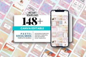 Pastel-Social-Media-Canva-Temp-Bundle-Graphics-92634326-1-1-580x387 Pastel Social Media Canva Temp Bundle