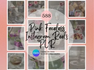 Pink Faceless Instagram Reels PLR