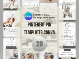 Pinterest Pin Templates Canva