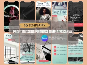 Profit Boosting Pinterest Templates Canva