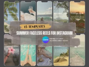 Summer Faceless Reels for Instagram