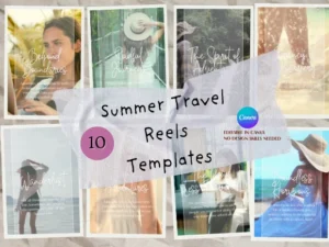 Summer Travel Reels Templates
