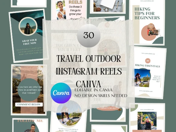 Travel Outdoor Instagram Reels Canva