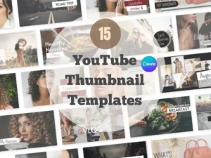YouTube Thumbnail Templates
