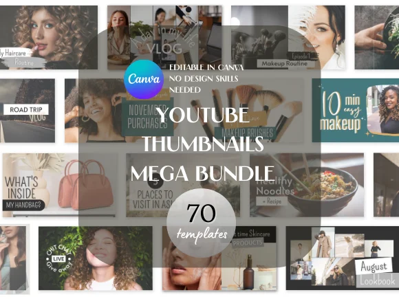 YouTube Thumbnails Mega Bundle