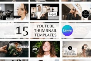 YouTube Thumbnail Templates Kit